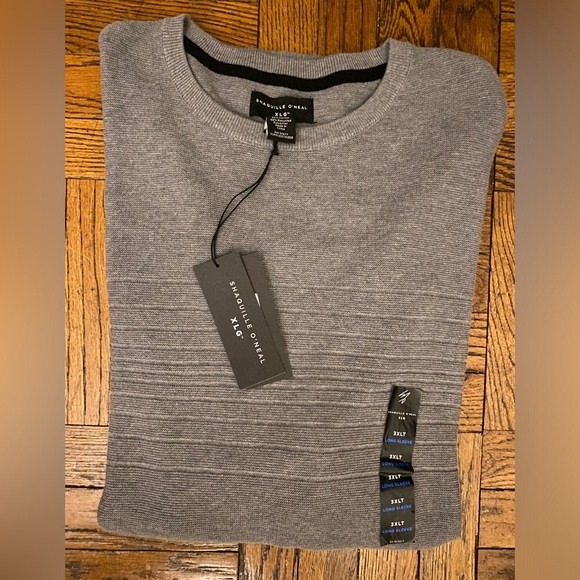 Shaquille O’Neal Men’s Big/Tall Crewneck Pullover - Picture 2 of 2